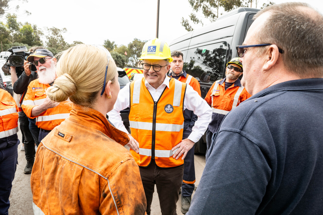 Prime Minister tours Whyalla Steelworks to witness its green steel transformation in action